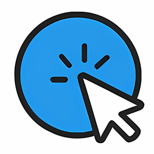 ワンクリックで整音のアイコン（マウスクリック）